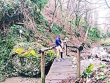 Hiking Outdoor Fuck On A River