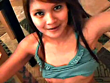 BrookeSkye Sucking with Asian Babe closeup