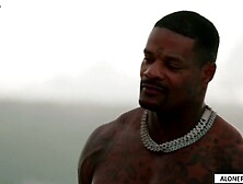 Naughty Blondie Christy Sneaking Away For Vacation - BBC Threesome