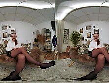 VR Porn - Lustful mother I'd like to fuck Doctor Fingering Herself and Squirting During Therapy Session