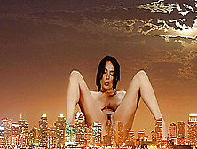 Giantess With A Really Big Dildo