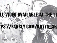 double spunk fountain on feet,  licks her legs and eats cum from nylons