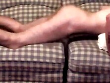 Twink Humping Sex Toy on Couch