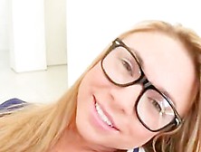 Nerdy Katerina Gets Fucked By Huge Cock