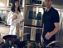 Horny Chef Flirts And Fucks Her Sexy Employee