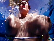 Lovely Doll With Huge Boobs Lana Ivans Undressed Underwater