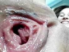 Beautiful View Of A Girl's Vagina