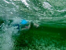 Naked Snorkeling In Belize 1