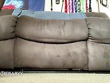 ebony hose and red high heels foot tease - veggiebabyy