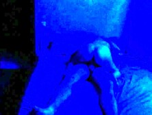 Female Cumming and Youngster Lovers Sex at Night in Neon Light