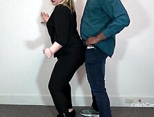 Grinding dance into pants VPL