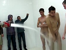 Hazed Teen 18+ Twinks Assfucking In The Shower