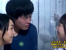 Two Shy Asian Girls Are Fucked By One Guy In A Threesome