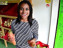 MAMACITAZ - #Luisa Chocolate - Sexy Ebony Teen Rides Stranger On Her First Adventure On Porn Cam