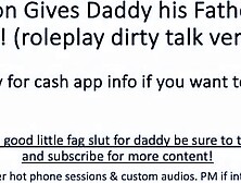 Step Son Gives Daddy His Fathers Day Gift (Roleplay Dirty Talk Verbal)