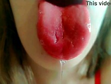 babygirl sucking and begging for daddys ramrod with her cute throat, tongue out, on her knees just awaiting for ur load