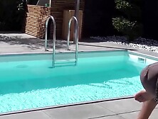 Fat MILF Angelique Rose deepthroat younger giant dick before riding it