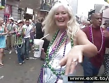 Delirious Mass Nudity During Mardi Grass