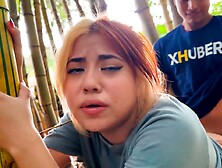 Stranger Offers Celeste Alba To Fuck In Outdoor Park