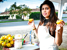 Gonzo Fuck Fest Ends With Facial For Sexy Latina