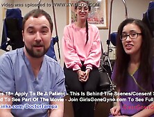 Kitty Catherine's Caught On Spy Webcam Undergoing College Entrance Physical