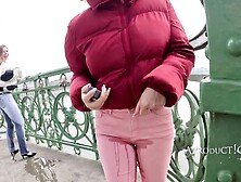 Wetting In Their Jeans Together On The Bridge