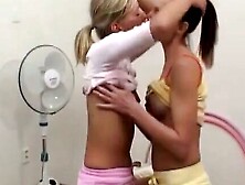 Sweat Drenched Seduction Lesbians Unleash Their Inner Beasts
