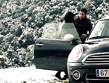Banging a hitchhiker in the car