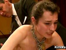 Lounge Slaves Fuck On Upper Floor