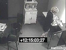 Secret Pissing Slut Screws Over Her Colleague