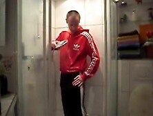 Fully Dressed In Adidas Shower