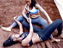 Angela Joy In Angela Vs.  Joy - Submission Wrestling 3