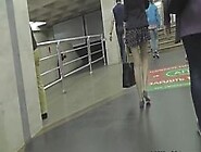 Upskirting video shows an amazing petite ass of a gal