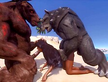 Nasty Life / Maya Sex-Party with Giant Furries