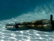 Scuba Girl Tied Up Underwater