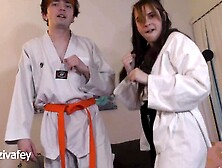 Ziva Fey And Fuck Buck Fight A Jerking Pervert And He Cumming!