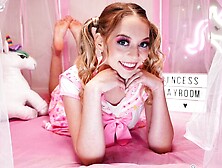 Angelic Lily Larimar's blonde clip