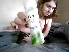 Lubing up the Knot toy