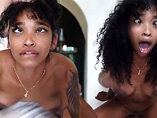 I LIKE MY CHICKS LIKE MY COFFEE - African Youngster Has Eye Rolling Cums - Barbie Rous