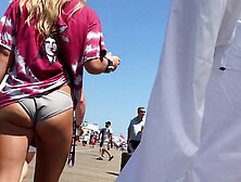 College Blondie Reveals Her Nice Ass