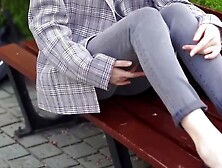 Public Outdoor Asian Teen Foot Fetish
