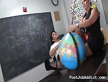 Footjob Loving Teacher