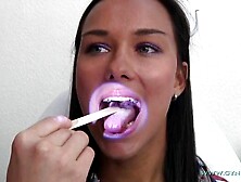 brunette slut medical exam female doctor
