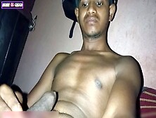 Horny Indian Guy With A Massive Cock Pleasuring Himself In Solo Action