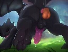 How to Breed your Dragon (Toothless Animation Remastered) - ZONKPUNCH & SOUNDPAWS