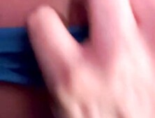 Slow motion masturbation close up