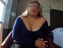 Horny chubby girl takes off the condom because she says it's nicer that way.