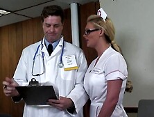 Hottie Anal Cumshot of Nasty Nurse!