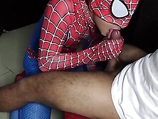 Spiderman Blowjob