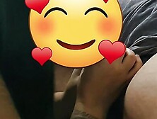 Step mom blowjob step son dick on edge of the bed while hebis asslep